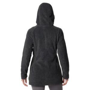 Columbia Women's Benton Springs II Long Hoodie, Charcoal Heather, Medium