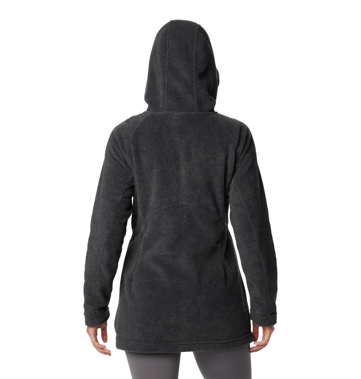 Columbia Women's Benton Springs II Long Hoodie, Charcoal Heather, Medium