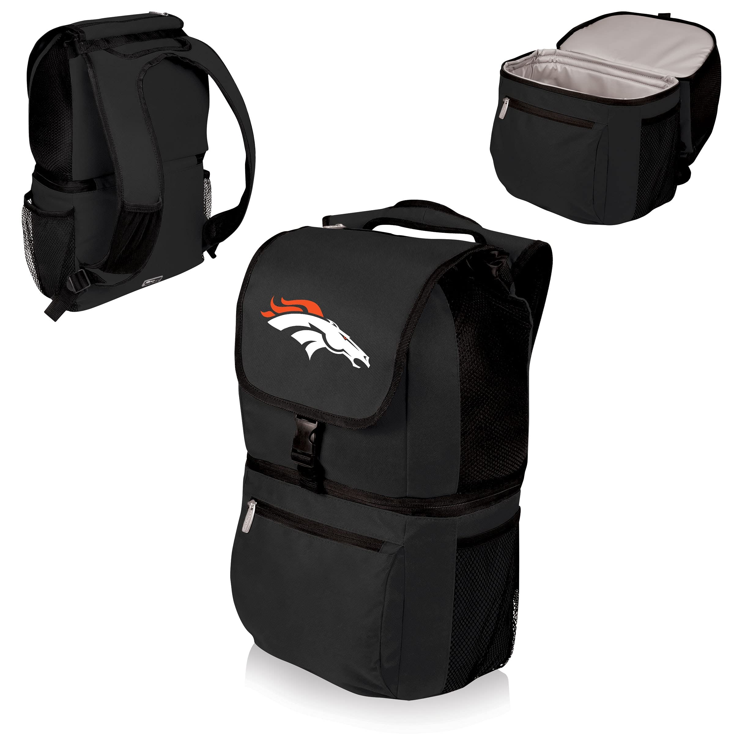 Black Denver Broncos Zuma Cooler Backpack