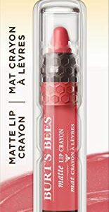 Burt's Bees 100% Natural Origin Moisturizing Matte Lip Crayon, Niagara Overlook - 1 Crayon