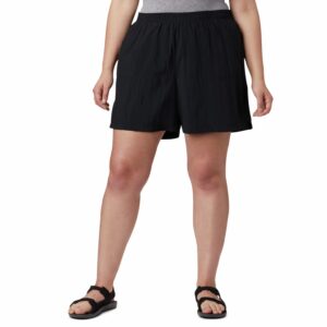 Columbia Women's Plus-size Sandy River Plus Size Short Shorts, black, 2Xx6