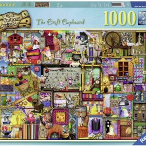 Ravensburger Craft Cupboard Puzzle - Premium 1000-Piece Jigsaw | Unique Softclick Technology | Perfect for Brain Game Enthusiasts | FSC-Certified for Sustainability