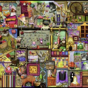 Ravensburger Craft Cupboard Puzzle - Premium 1000-Piece Jigsaw | Unique Softclick Technology | Perfect for Brain Game Enthusiasts | FSC-Certified for Sustainability