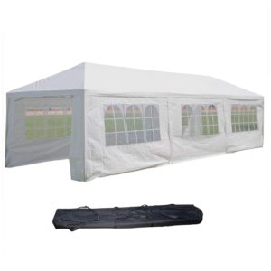 DELTA Canopies 10'x30'/12'x30'/15'x30' PE Wedding Party Tent Gazebo (10'x30' PE Tent)