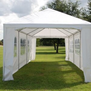 DELTA Canopies 10'x30'/12'x30'/15'x30' PE Wedding Party Tent Gazebo (10'x30' PE Tent)