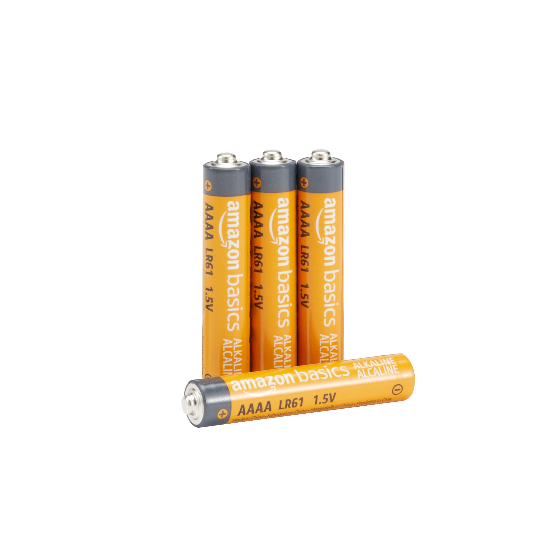 Amazon Basics 4-Pack AAAA Alkaline High-Performance Batteries, 1.5 Volt, 3-Year Shelf Life