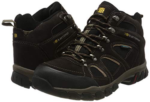 Karrimor Men's Bodmin Mid 4 Weathertite High Rise Hiking Boots, Dark Brown, 8.5