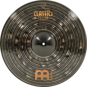 meinl 19" crash cymbal - classics custom dark - made in germany, 2-year warranty (cc19dac)