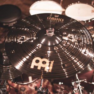 Meinl 19" Crash Cymbal - Classics Custom Dark - Made in Germany, 2-YEAR WARRANTY (CC19DAC)