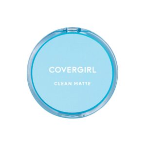 COVERGIRL Clean Oil Control Pressed Powder, Warm Beige 545, 0.35 Ounce Pan (Pack of 2)