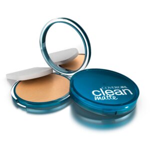 COVERGIRL Clean Oil Control Pressed Powder, Warm Beige 545, 0.35 Ounce Pan (Pack of 2)