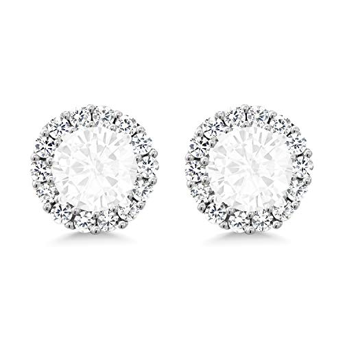 Gem Stone King 925 Sterling Silver Earring Jackets for 5MM Round Studs For Women