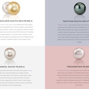 The Pearl Source Genuine AAA Quality 9mm Pink Freshwater Cultured Real Pearl Dangle Earrings for Women | Trendy Valentine Girls Prom Bridesmaid Wedding Earring | 14K Gold Plated 925 Sterling Silver