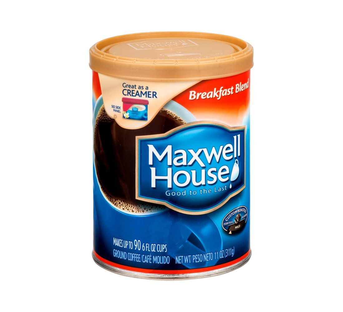 Maxwell House Breakfast Blend Mild Coffee, 11 oz