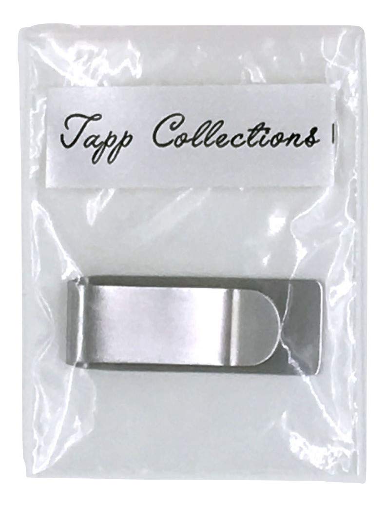 Tapp Collections Silver Stainless Steel Slim Money Clip #3 - Silver