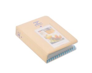 colorful fuji instax mini book album for instax mini 7s 8 25 50s films - beige