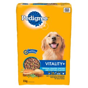 vitality plus dry dog food - original roasted chicken and vegetable flavour, 8 kg