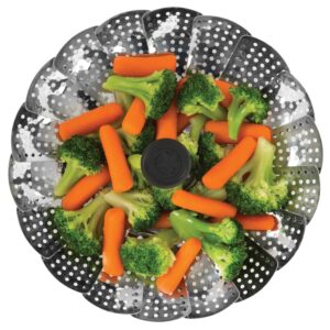 Starfrit 94296 Stainless Steel Vegetable Steamer, One Size, Silver