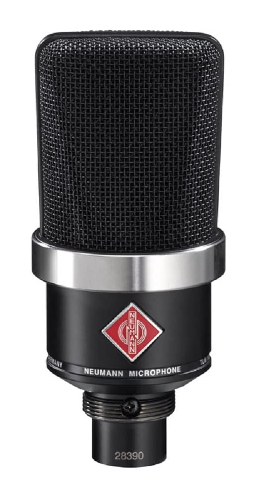 Neumann TLM 102 Black Cardioid Condenser Microphone Studio Set w/ Shock Mount MT