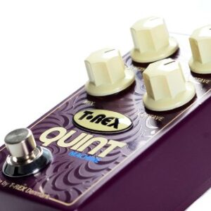 T-Rex Engineering QUINT-MACHINE Pitch Guitar Effects Pedal with Fully Adjustable Octave Up, Octave Down, and Fifth Up Controls; Simulating Organ, Synth or 12-String Sound (10094)