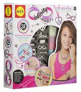 alex diy wear infinity jewelry kids art and craft activity