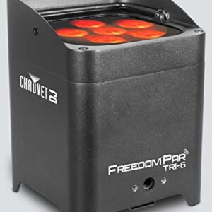 Chauvet Lighting - True Wireless; Battery-Operated; Tri-Color LED (FREEDOMPARTRI6)