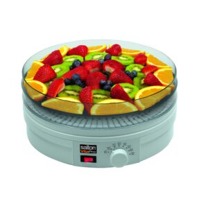 Salton VitaPro, Electric Preserver for Fruit, Jerky, Potpourri, Veget Food Dehydrator, 20 pounds, White (DH1454)