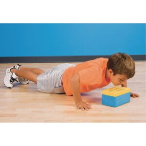 S&S Worldwide Foam Push-Up Block, 8" x 5" x 4-1/4IN