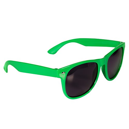 Windy City Novelties 12 Pack Green Retro Sunglasses