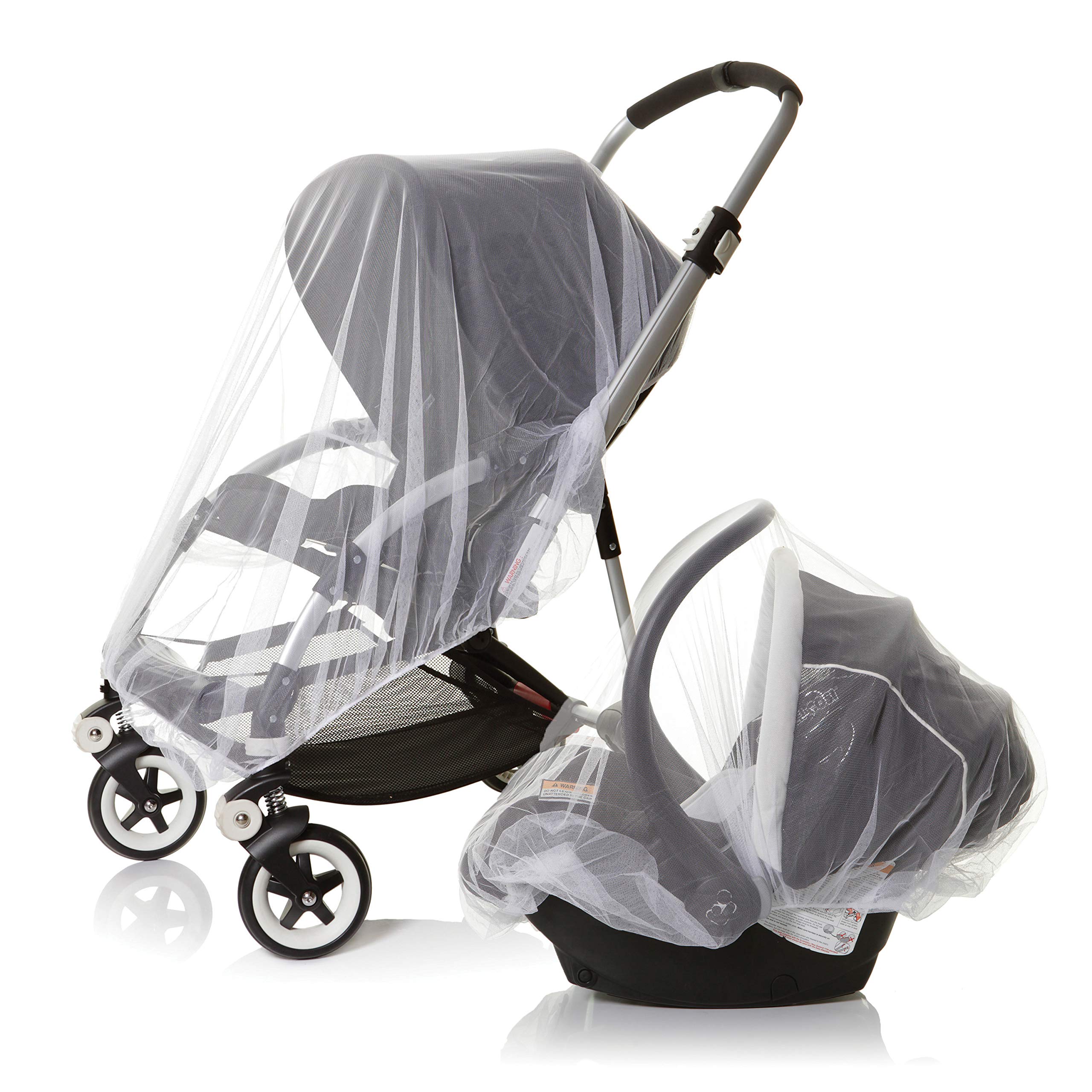 Dreambaby Travel System Baby Mosquito Net Protection Cover - for Pram, Pushchairs, Buggy, & Carry Cot - with Fine Soft & Elastic Mesh Netting - Model L275