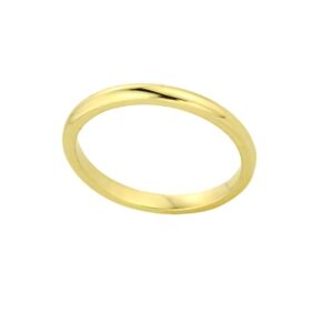 stacking 14k yellow gold sizable plain toe ring, size 4