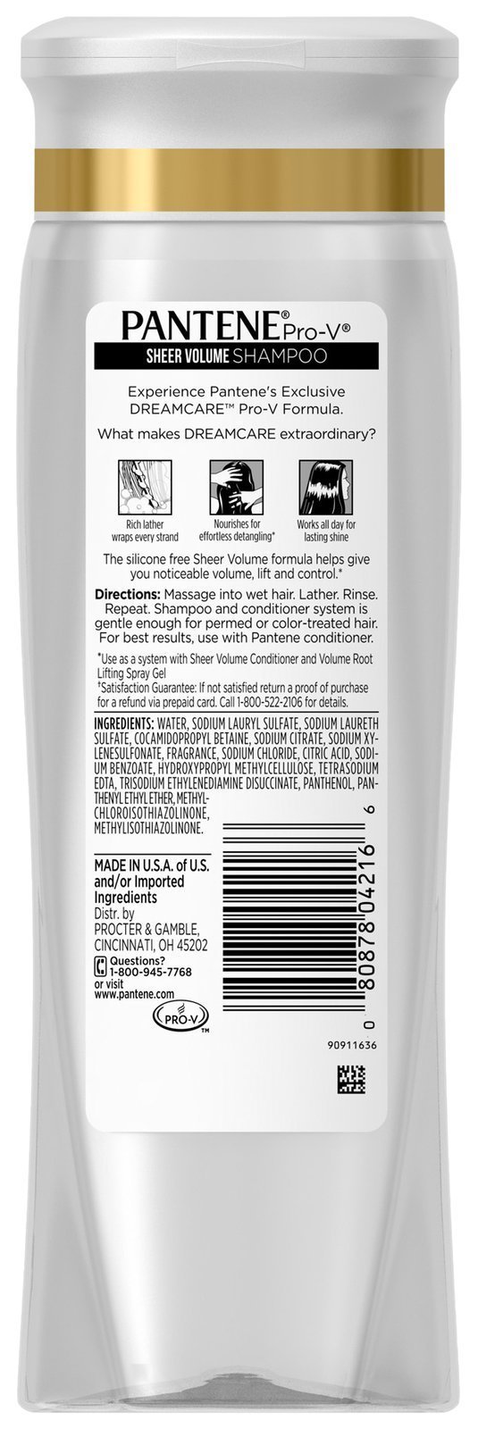 Pantene Pro-V Fine Hair Sheer Volume Shampoo - 12.6 oz