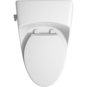 KOHLER 3722-0 San Raphael One-Piece Toilet, Elongated Bowl, 1.28 gpf with Quiet-Close, 24.00 x 20.50 x 29.00 inches, White