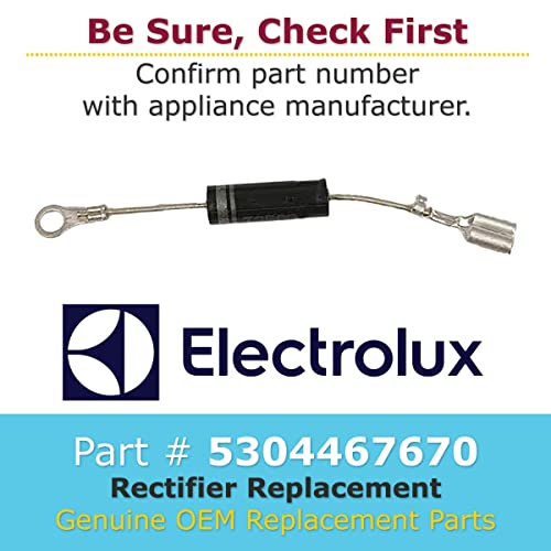 Electrolux 5304467670 Frigidaire Rectifier Replacement,Black and Silver