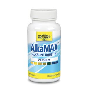 natural balance alkamax capsules | ph booster w/calcium, magnesium & potassium | formulated to help neutralize acidity | 30 ct