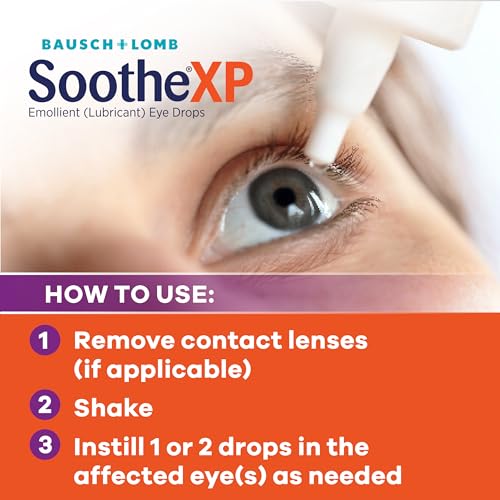 Soothe Bausch + Lomb XP Lubricant Eye Drops, Xtra Protection Formula, 0.5 Ounce/15 ml