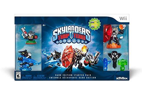 Skylanders Trap Team Dark Edition Starter Pack - Wii