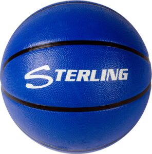 sterling premium superior grip royal blue 28.5 size 6 rubber basketball