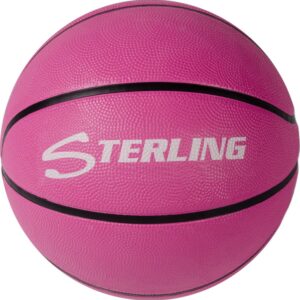 sterling premium superior grip pink official size 7 rubber basketball