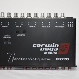 Cerwin Vega EQ770 7-Band Parametric Equalizer with Auxiliary Input