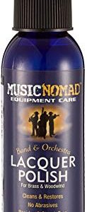 MusicNomad Lacquer Polish for Brass & Woodwind Instruments, 4 oz. (MN700)