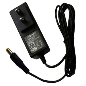 UpBright 9.5V AC/DC Adapter Compatible with CASIO LK-125 LK-127 LK-160 LK-165 LK-170 LK-175 LK-260 SA-81 SA-46 SA-47 SA-76 SA-77 SA-78 CTK-3200 CTK-4200 Keyboard AD-E95100LU AD-E95100LW 1000mA Power