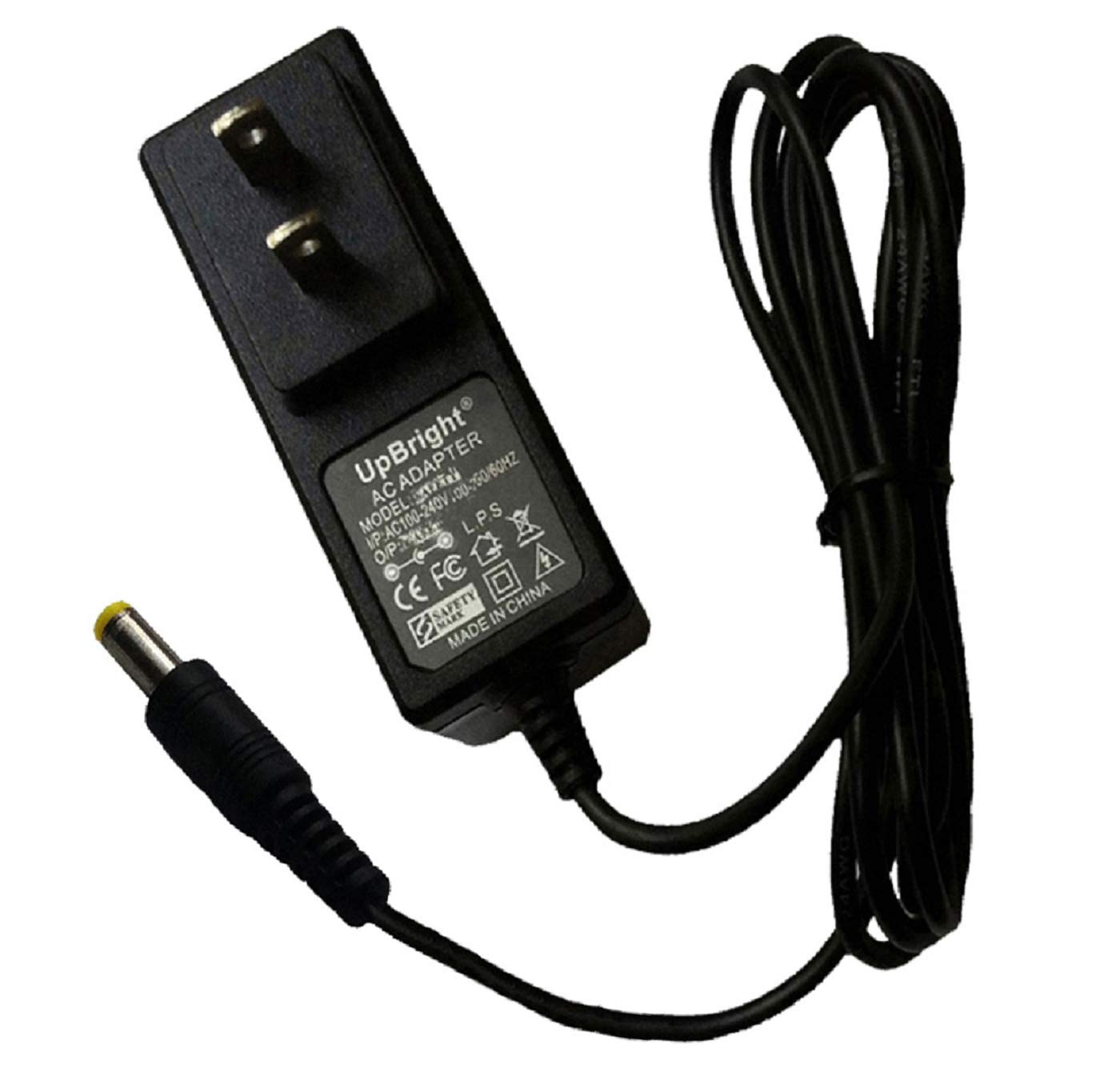 UpBright 9.5V AC/DC Adapter Compatible with CASIO LK-125 LK-127 LK-160 LK-165 LK-170 LK-175 LK-260 SA-81 SA-46 SA-47 SA-76 SA-77 SA-78 CTK-3200 CTK-4200 Keyboard AD-E95100LU AD-E95100LW 1000mA Power