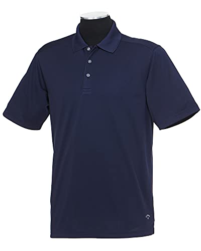 Callaway Men's Short Sleeve Core Performance Golf Polo Shirt with Sun Protection (Size Small-4X Big & Tall), Peacoat, 3X-Large