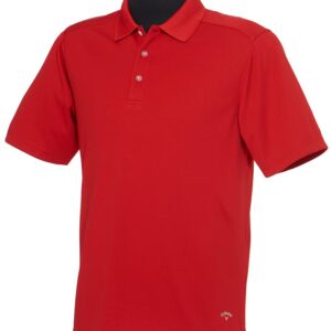 Callaway Men's Short Sleeve Core Performance Golf Polo Shirt with Sun Protection (Size Small-4X Big & Tall), Chili Pepper, 3X-Large