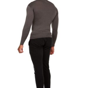 Russell Athletic Men's Compression Long Sleeve Top, Grey, X-Large