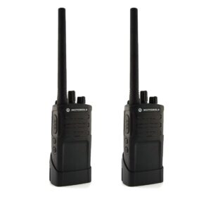 Motorola RMV2080 On-Site 8 Channel VHF Rugged Two-Way Business Radio with NOAA (Black) (Two Count)