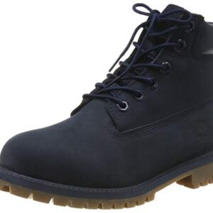 Timberland Womens Premium Combat & Lace-Up Boots Blue 6 Medium (B,M)