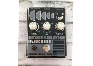 death by audio reverberation machine effect pedal