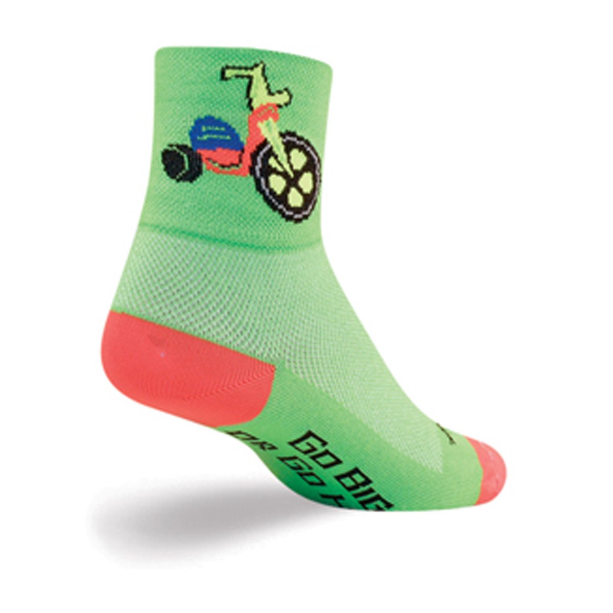 SockGuy, Classic Socks, 3-Inch Cuff Height - Small/Medium, Bigger Wheel, Go Big or Go Home